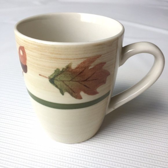 Royal Norfolk Autumn Fall Leaves Acorns Decor Coffee Mug Tea Cup Replacement - Picture 1 of 10